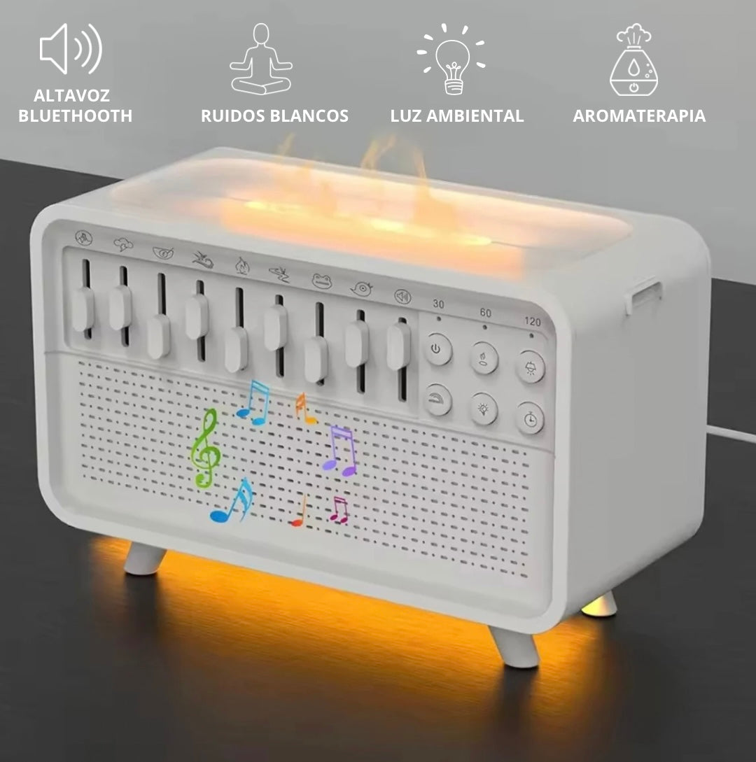 Humidificador con aroma y ruido blanco